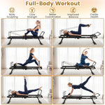 Foldable Pilates Reformer Machine for Home Gym | 660 LBS