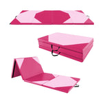Folding Exercise Mat with Hook and Loop Fasteners | 10' x 4' x 2"