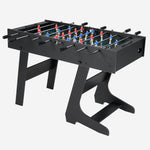 Folding Foosball Table with 22 Players and Slide Scorers | Space-Saving Game Table