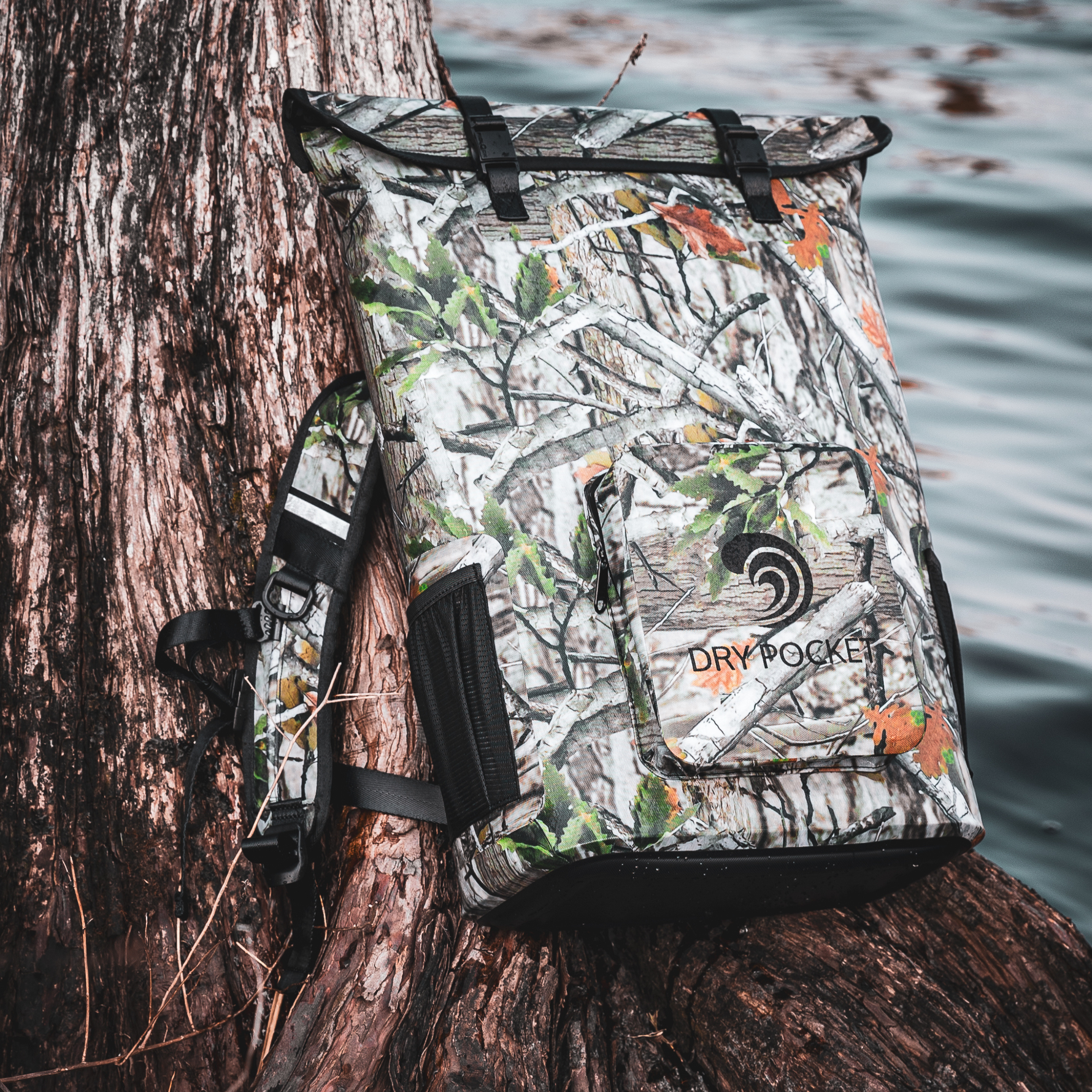 Waterproof Floating Backpack Cooler | Forest Camo