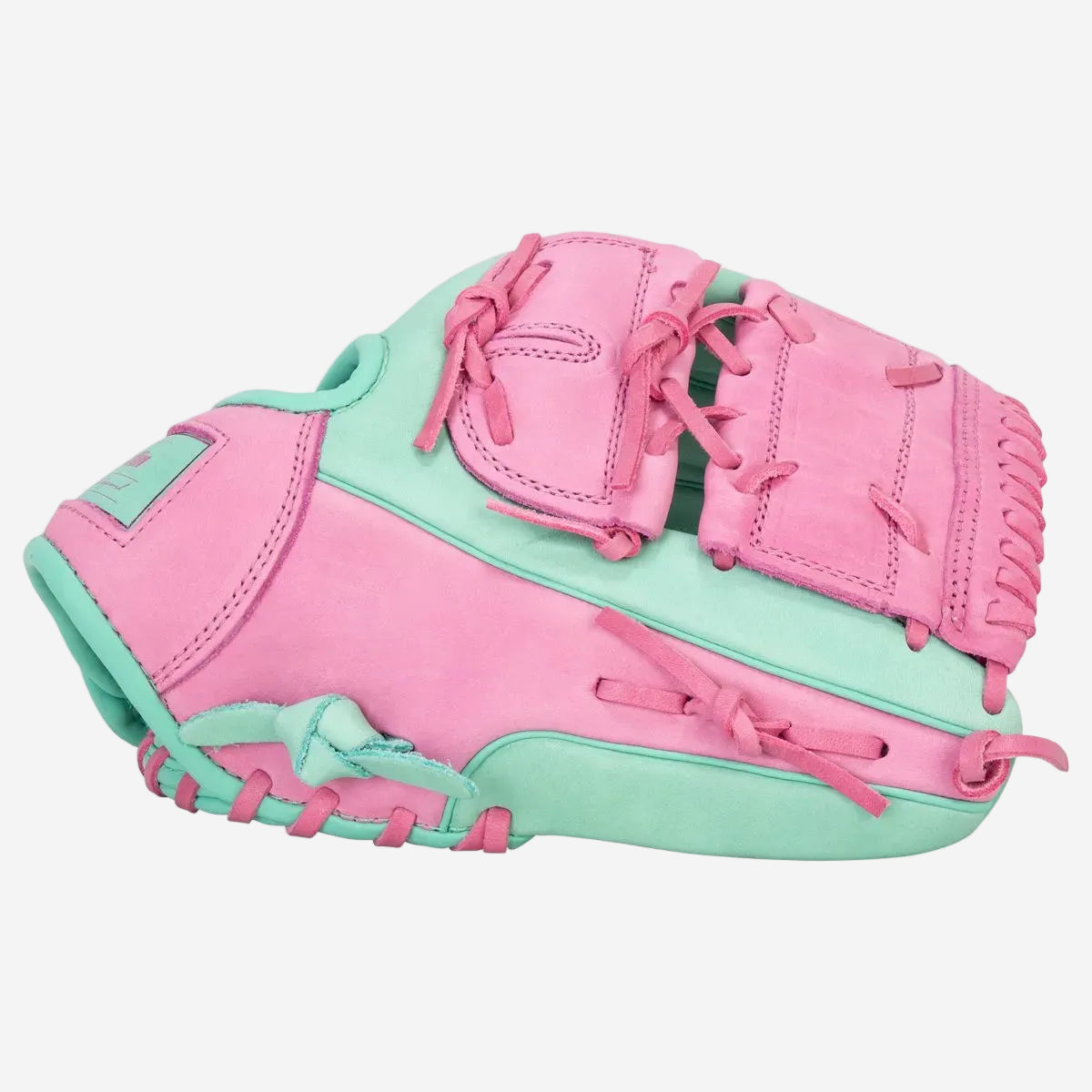 Franklin Sports CTZ5000 12" Baseball Glove Mint & Rose | Premium Leather Infield Glove