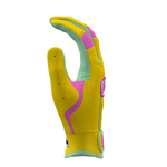 Franklin CFX PRO CUSTOM Batting Gloves | Yellow/Mint