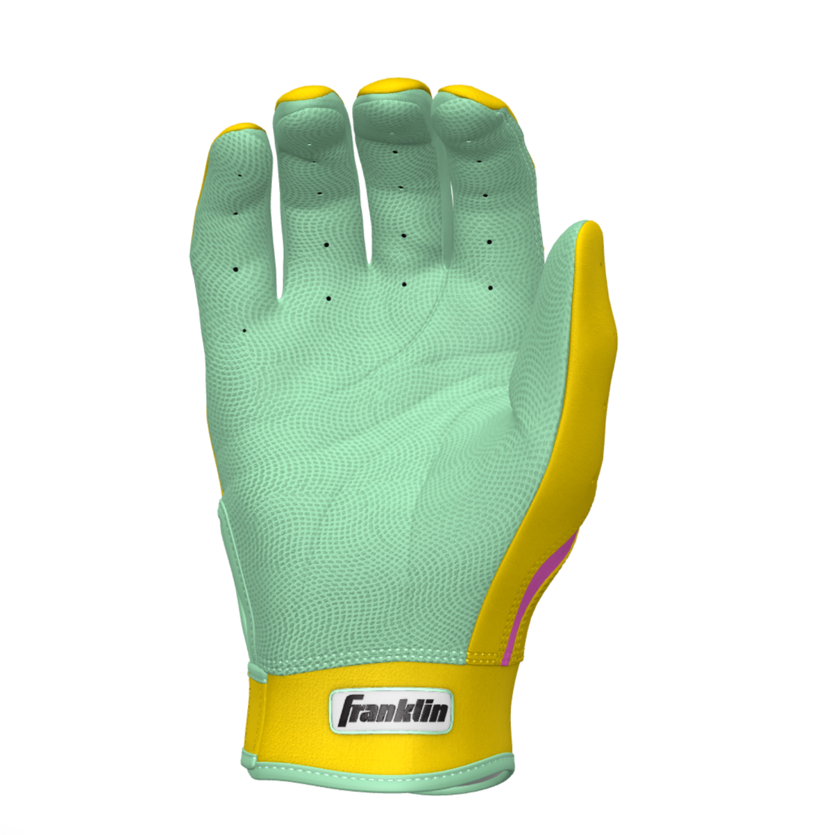 Franklin CFX PRO CUSTOM Batting Gloves | Yellow/Mint
