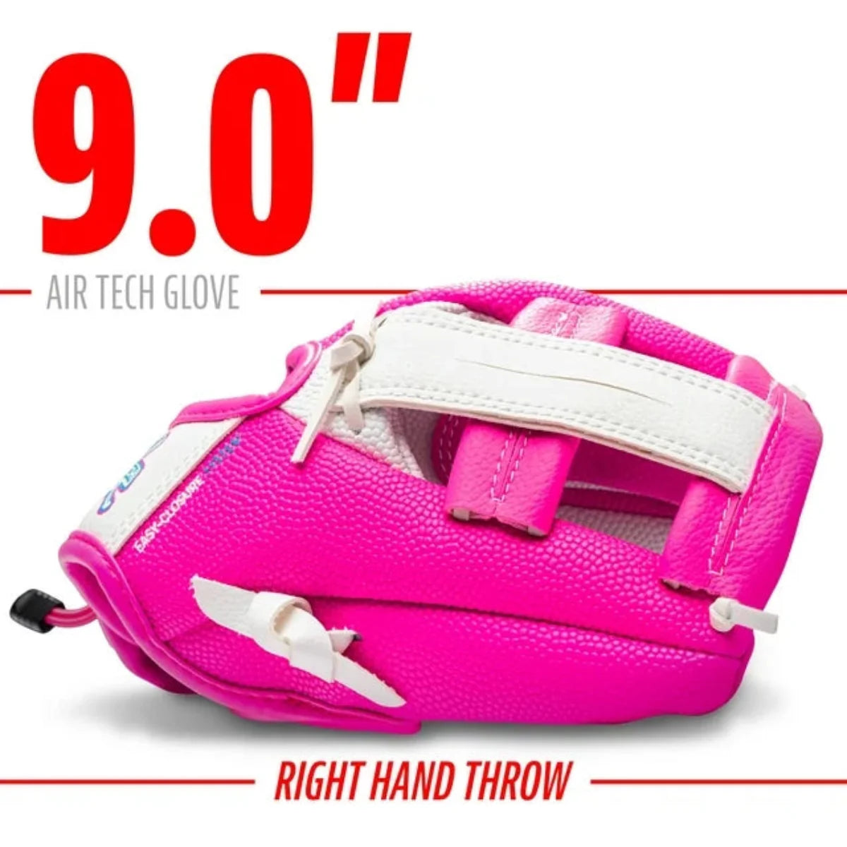 Franklin Sports Air Tech T-Ball Fielding Glove and Mitts with Ball | White/Pink