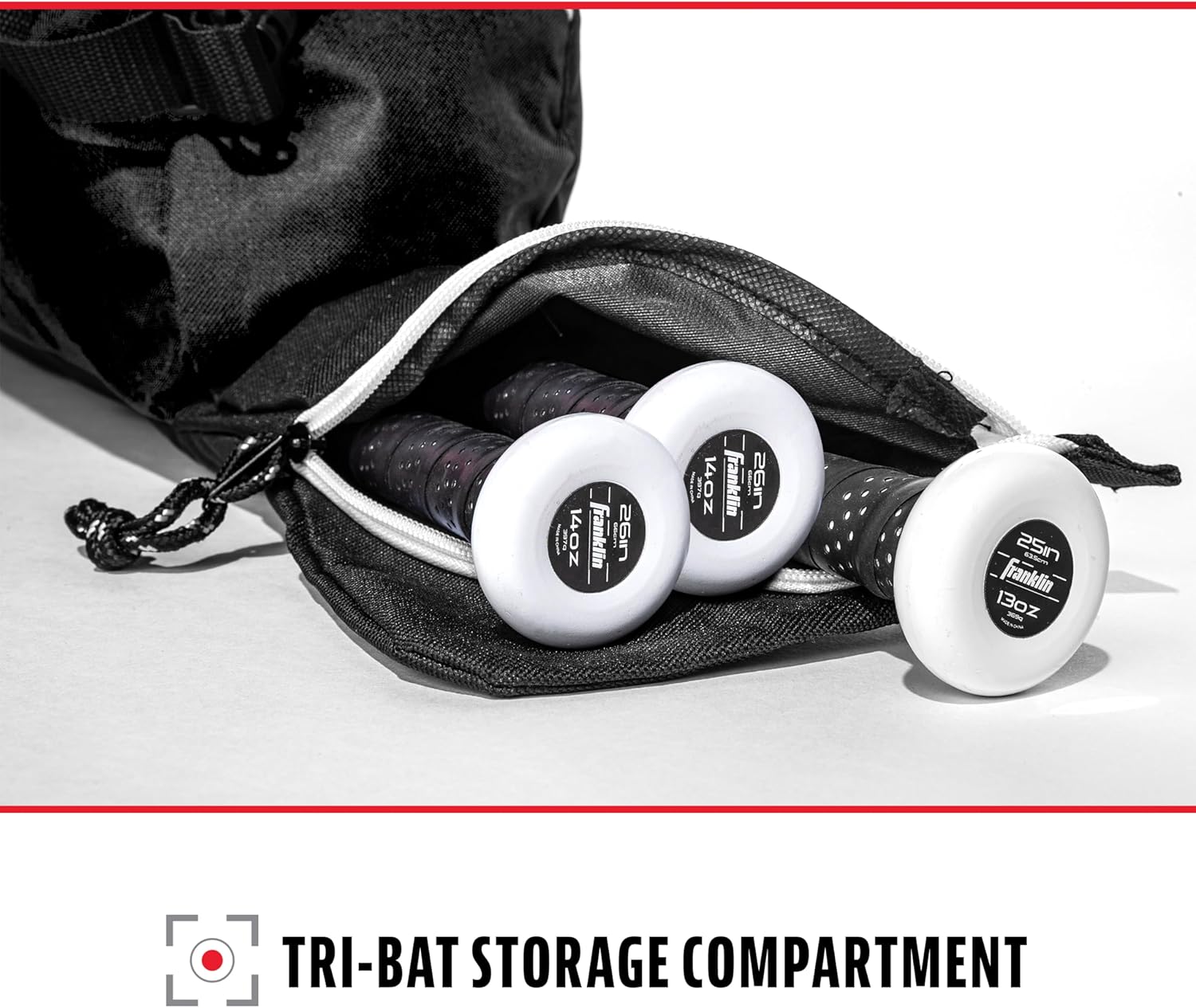 Franklin Sports Junior Baseball Equipment Bag