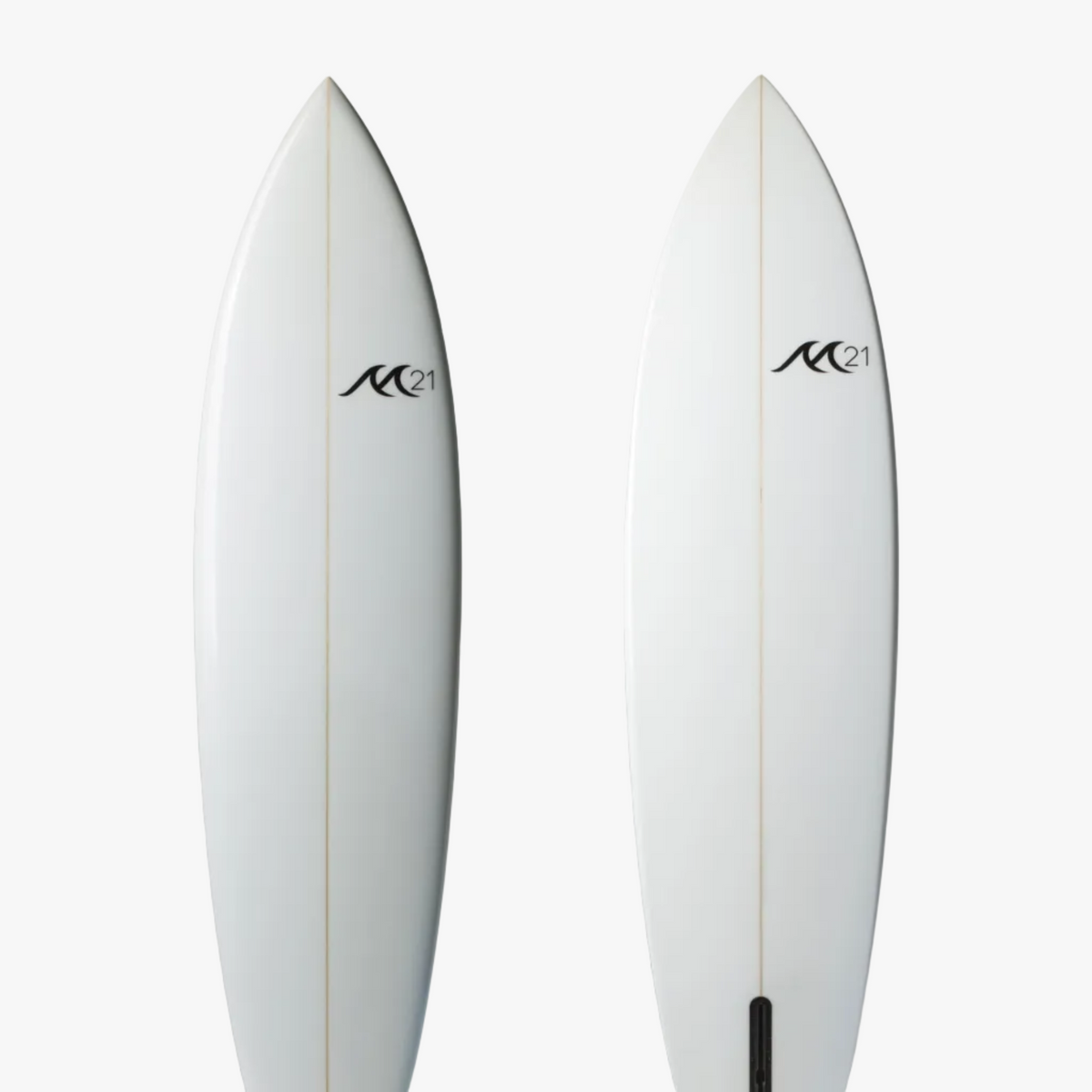 Modern Single Fin | Frothy White