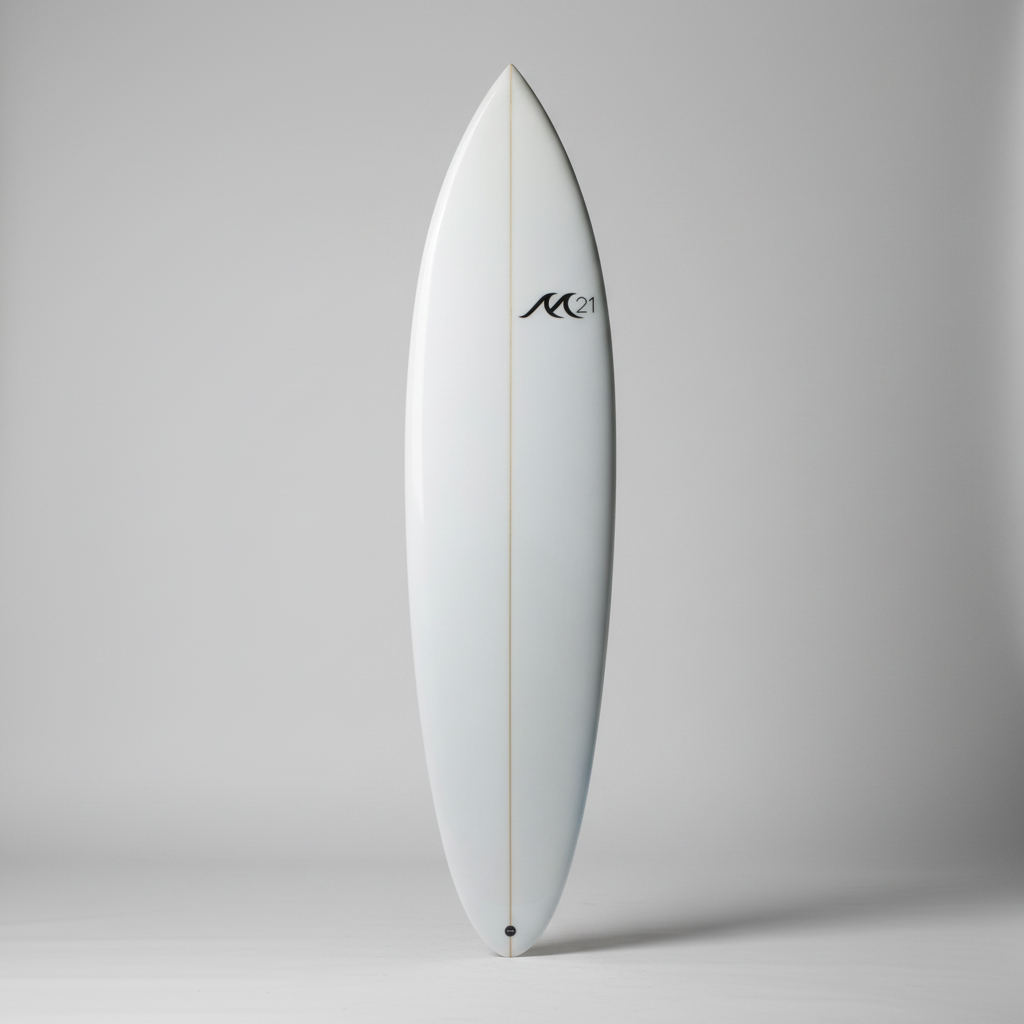 Modern Single Fin | Frothy White