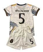 Bellingham Home Dragon Edition Kids Soccer Kit | Real Madrid 2 Piece Set