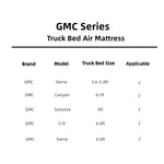 DikaSun GMC 5.5-5.8ft | 6-6.5ft Truck Bed Air Mattress