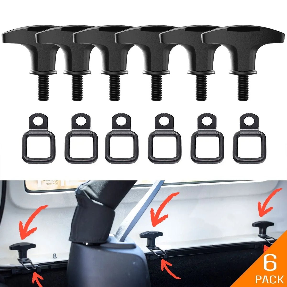 Jeep Wrangler Tie-Down Anchor PRO | Versatile Quick-Release