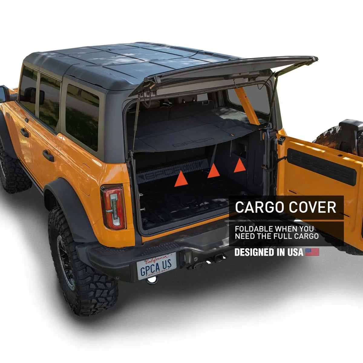 Ford Bronco 4DR Cargo Cover | Hardtop (2021+)