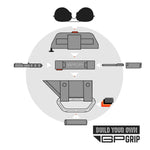 GP-Grip PRO Foldable Color Handles | Jeep Wrangler (2007–2023)