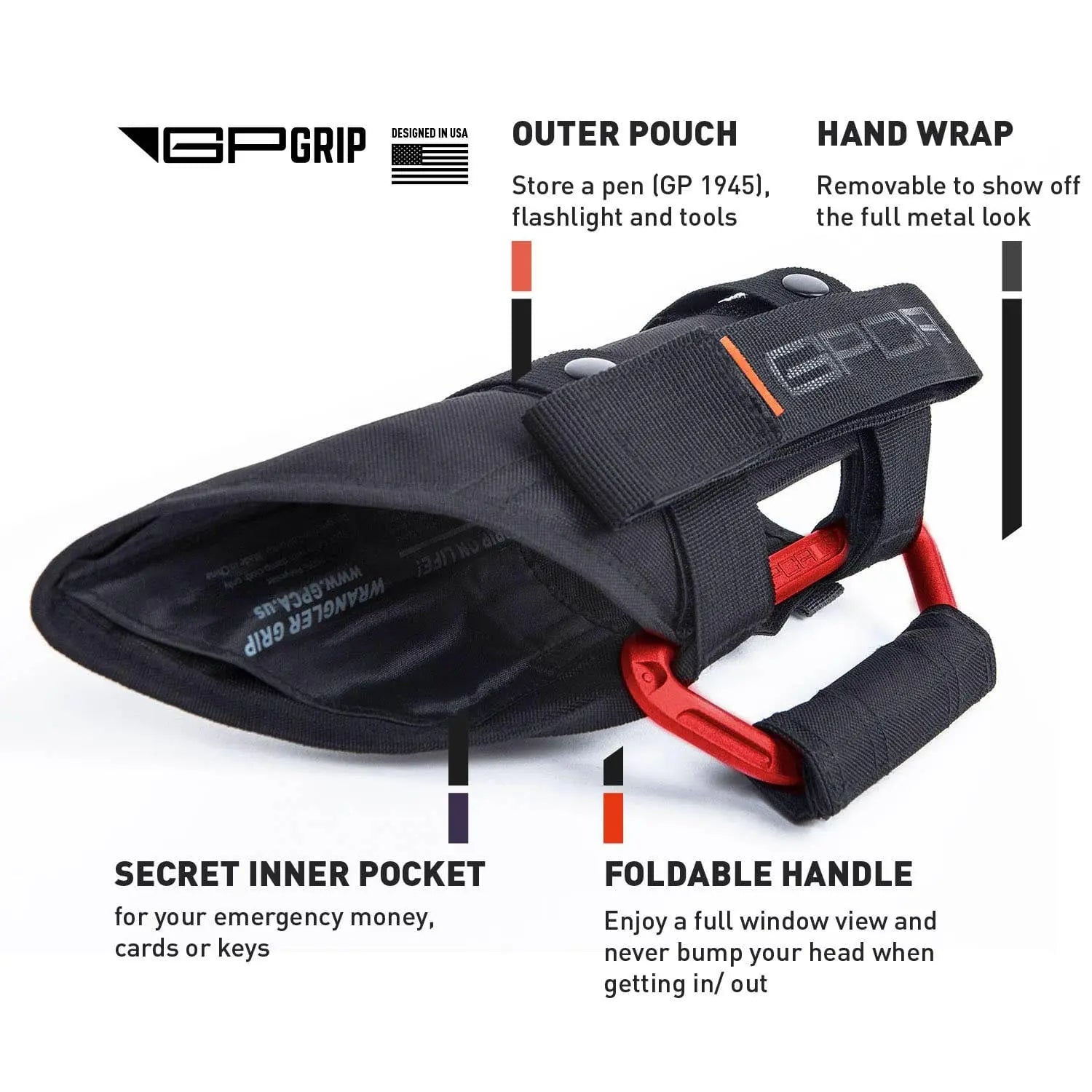 GP-GRIP PRO Red | Jeep Wrangler 2007-23