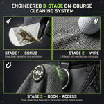 The 40 Magnetic Golf Towel + Landing Pad System