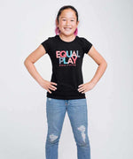 Equal Play Girls' Black T-Shirt