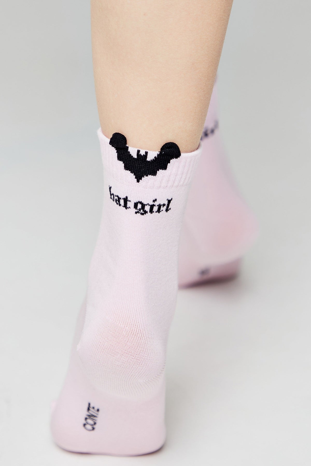 Cotton Socks Conte Classic 245 | Picot "Batgirl"