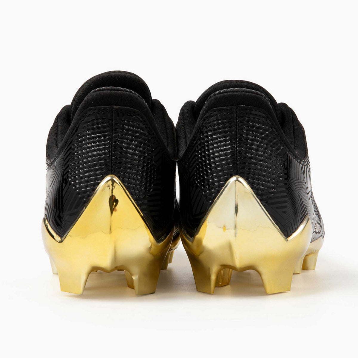 Gold Rush Black & Gold Cleats | Quantum Carbon by Phenom Elite