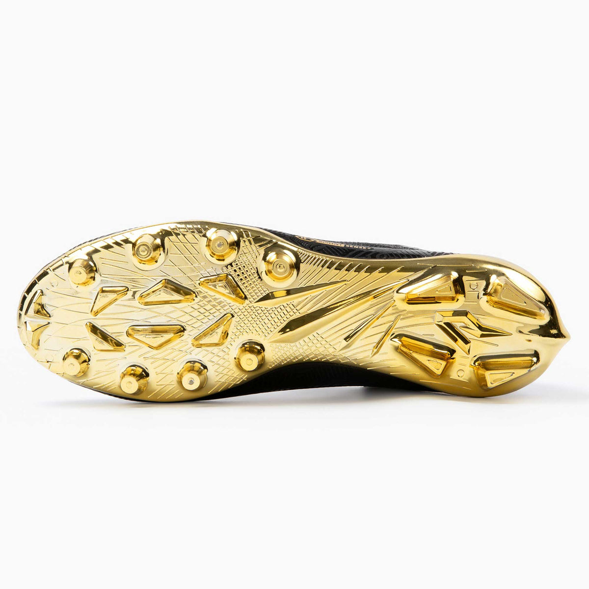 Gold Rush Black & Gold Cleats | Quantum Carbon by Phenom Elite