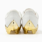 Gold Rush White & Gold Cleats | Quantum Carbon by Phenom Elite