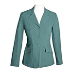 Grand Prix Ladies EQJ 3 Button Show Coat | NY Tech Fabric | New Green
