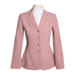 Grand Prix Quinn Show Jacket 4 Button Front with Hidden Zipper Closure | Rose