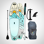 GrandSol Canyon Pack 11’ 4” Inflatable Paddle Board + Paddle, Pump, Detachable Fin, & Carrying Case
