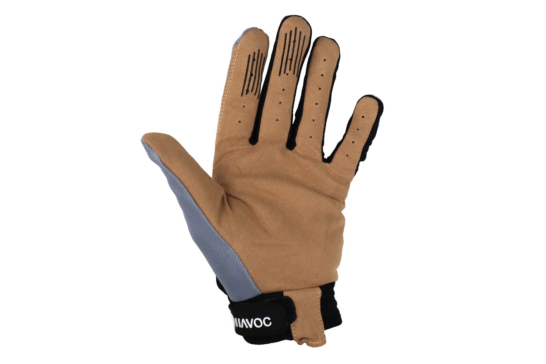 Havoc Gray and Black Off-Road Gloves