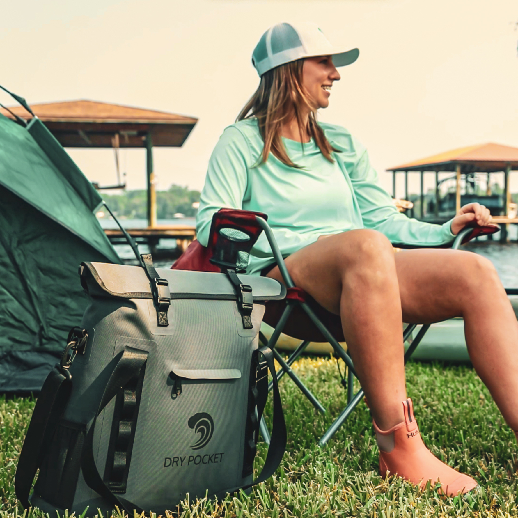 Waterproof Floating Tote Cooler | Dark Grey