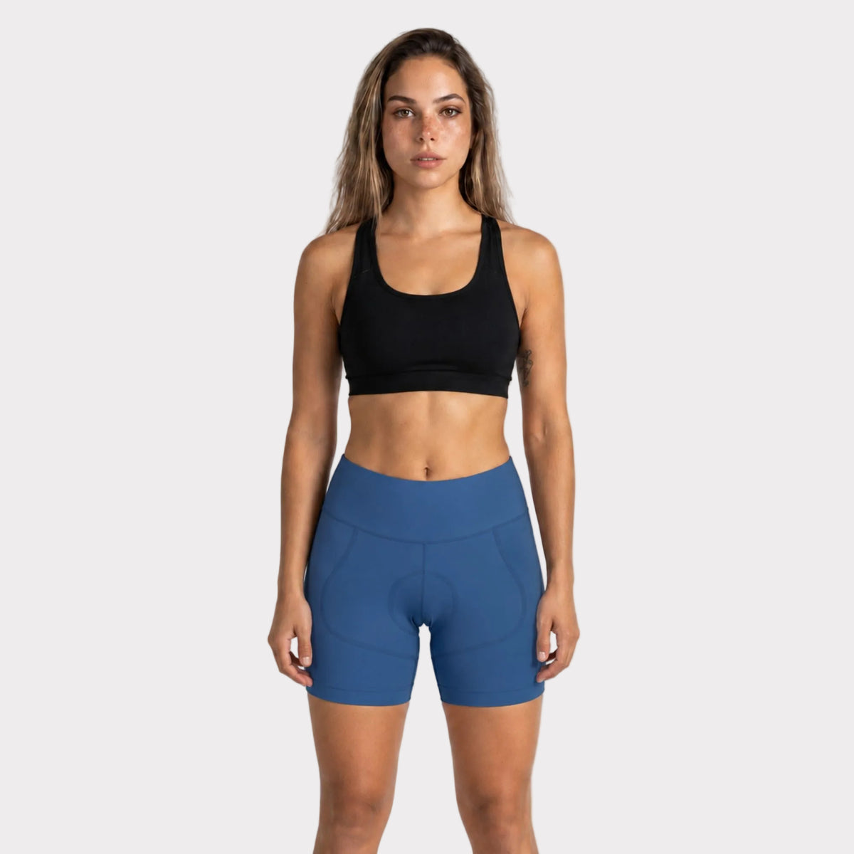 Blue Grey Mod Shorts