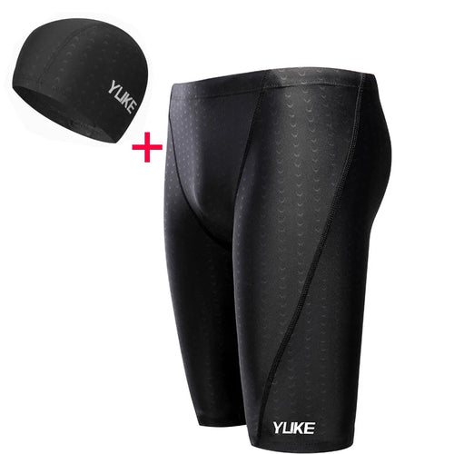 Yuke Men’s Swim Shorts Goggles & Ear-Plug Cap