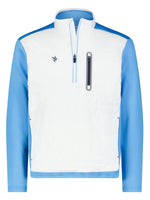 Hampton Pullover Technical Layer | White/Light Blue