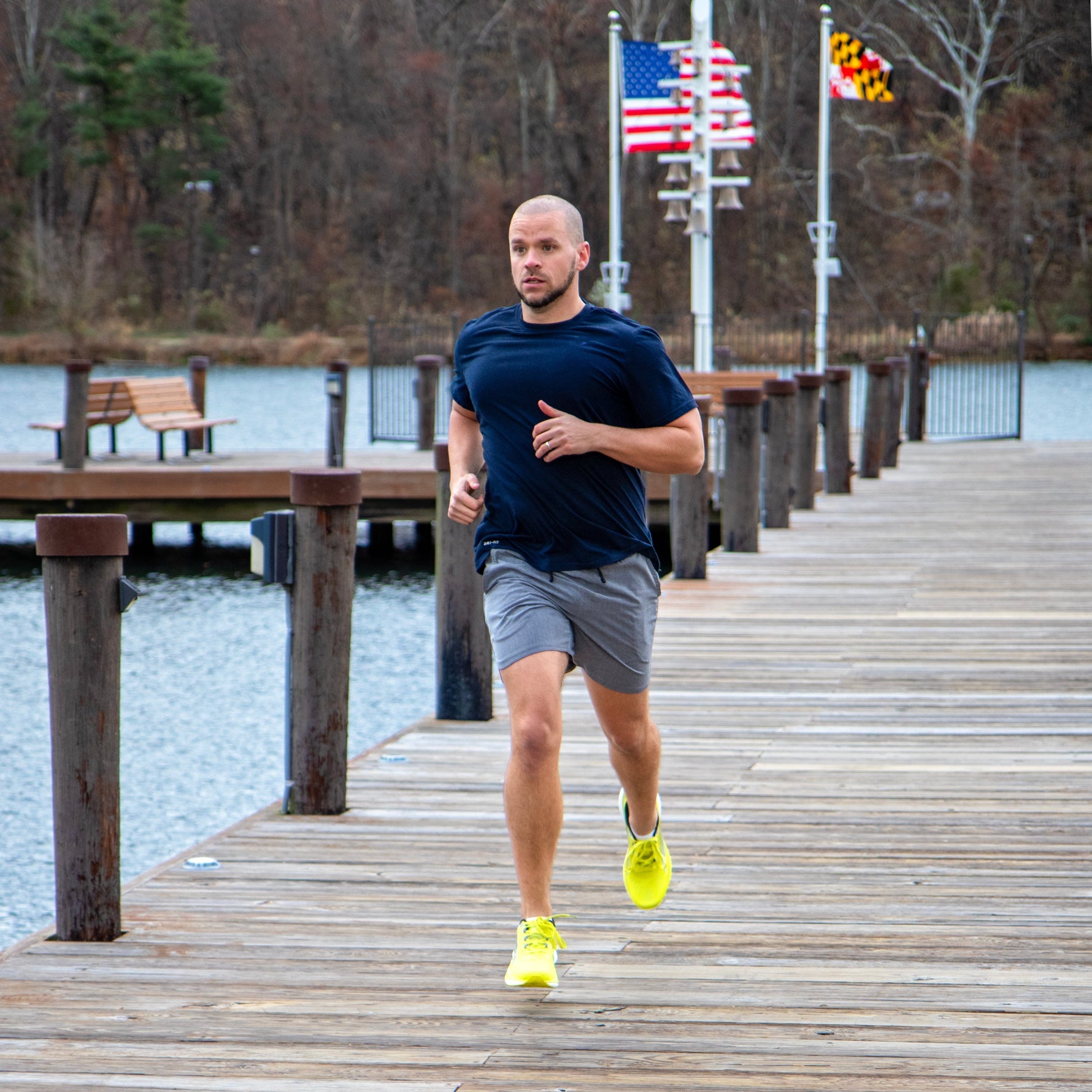 HORUS Men Runners | Yellow
