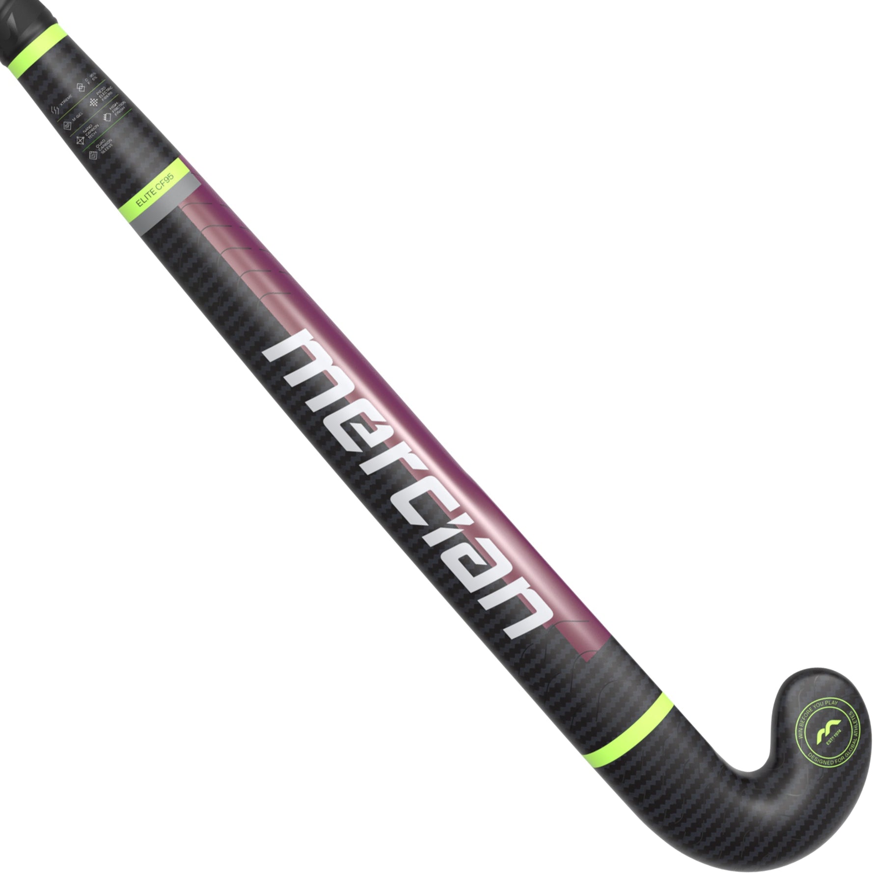 Mercian Elite CF95 Xtreme Bend Hockey Field Stick | Elite Composite Technology