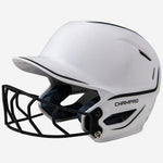 HXE TWO-TONE MATTE SOFTBALL HELMET W/FACEMASK