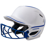 HXE TWO-TONE MATTE SOFTBALL HELMET W/FACEMASK