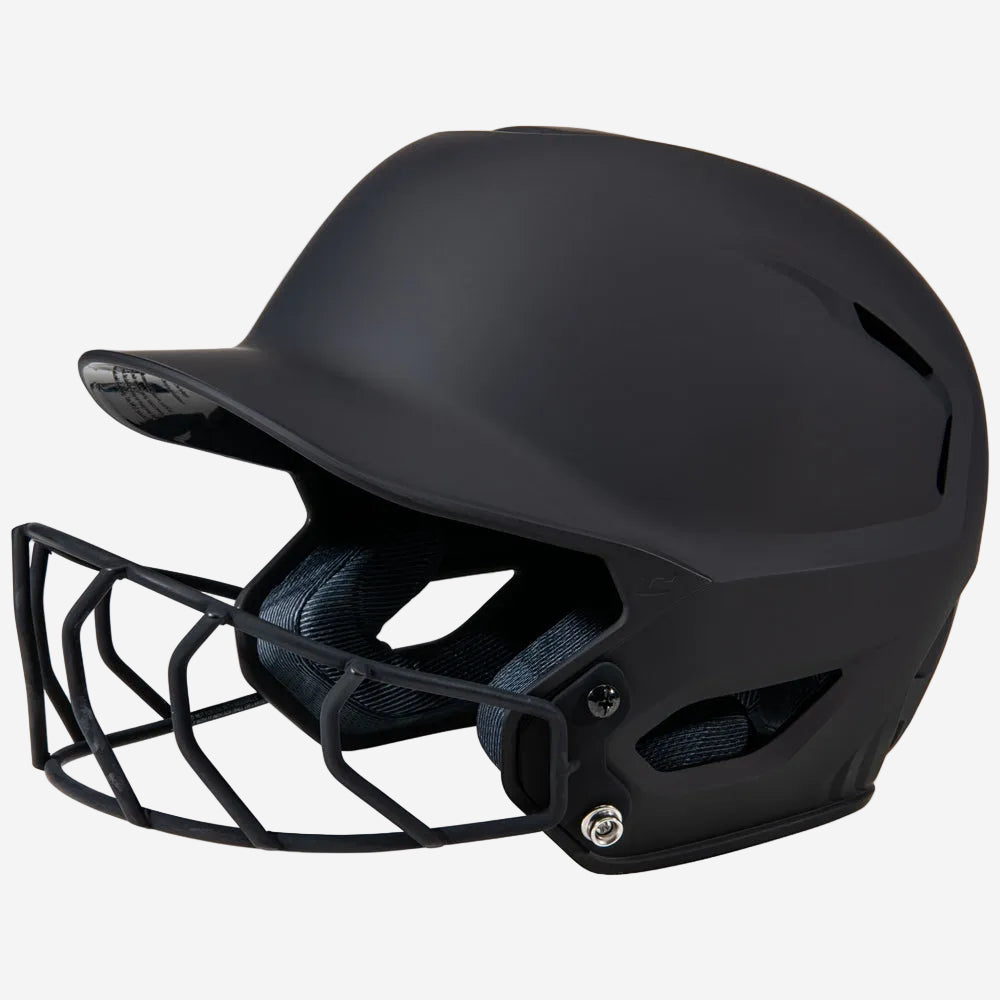HXE MATTE SOFTBALL HELMET W/FACEMASK