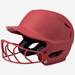 HXE MATTE SOFTBALL HELMET W/FACEMASK