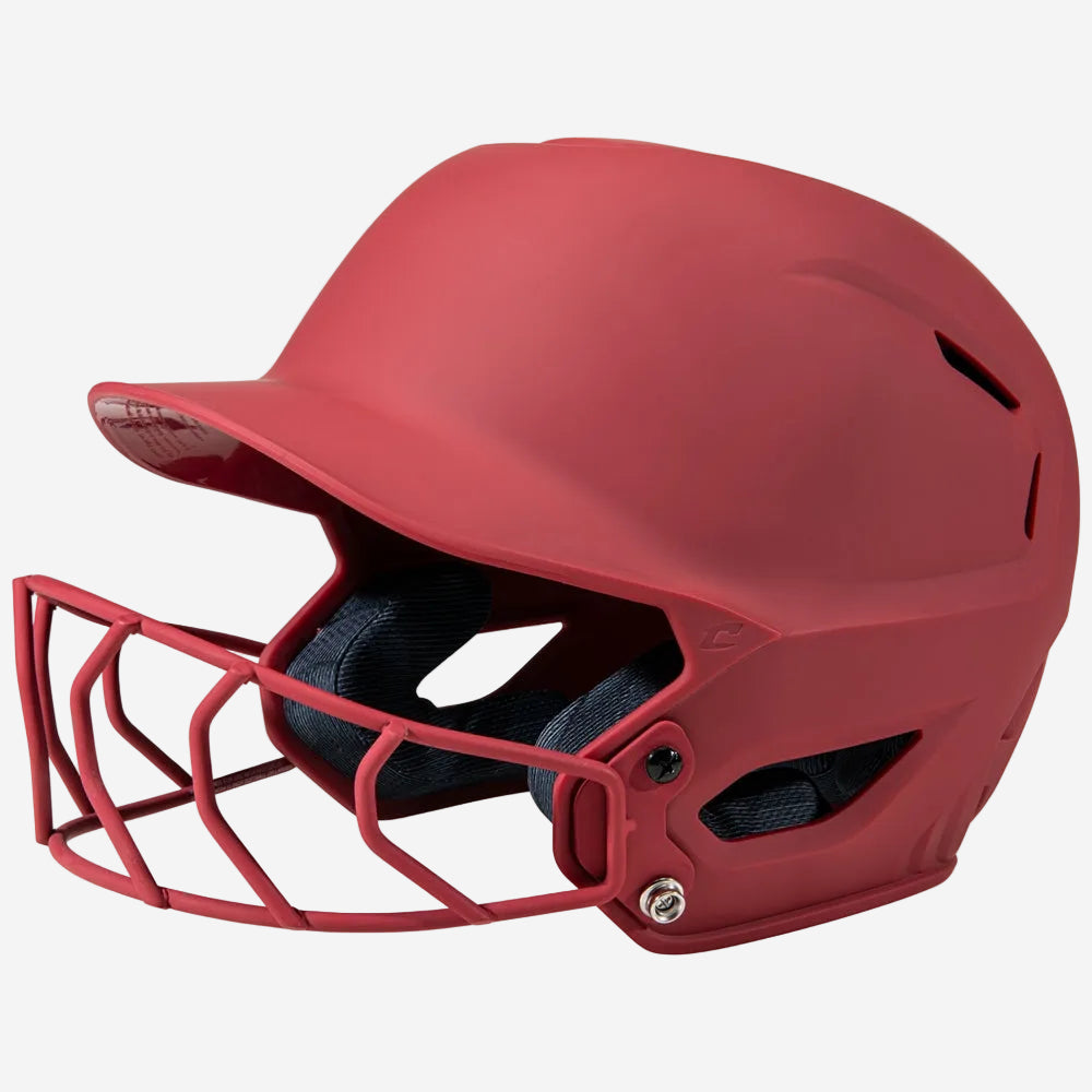 HXE MATTE SOFTBALL HELMET W/FACEMASK