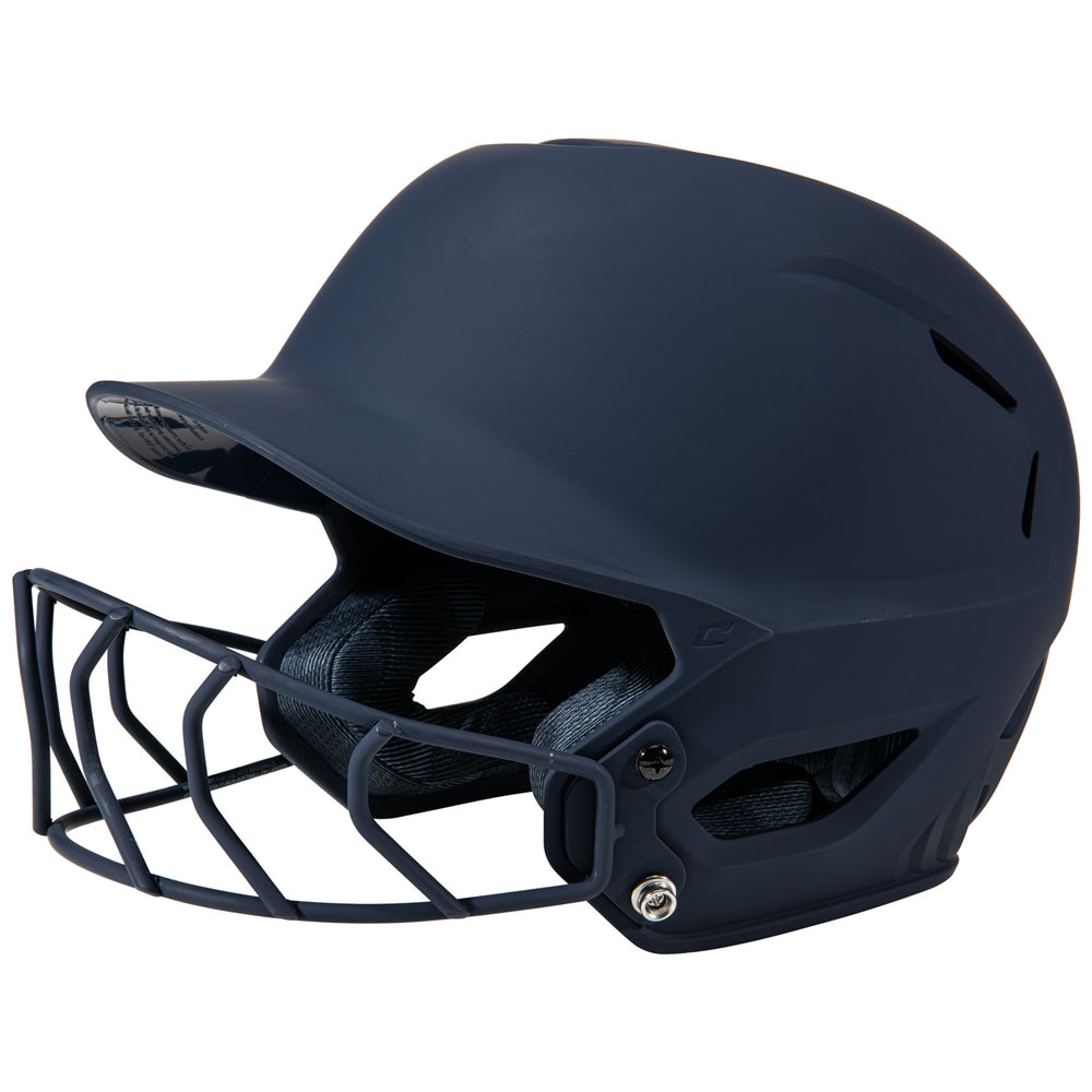 HXE MATTE SOFTBALL HELMET W/FACEMASK