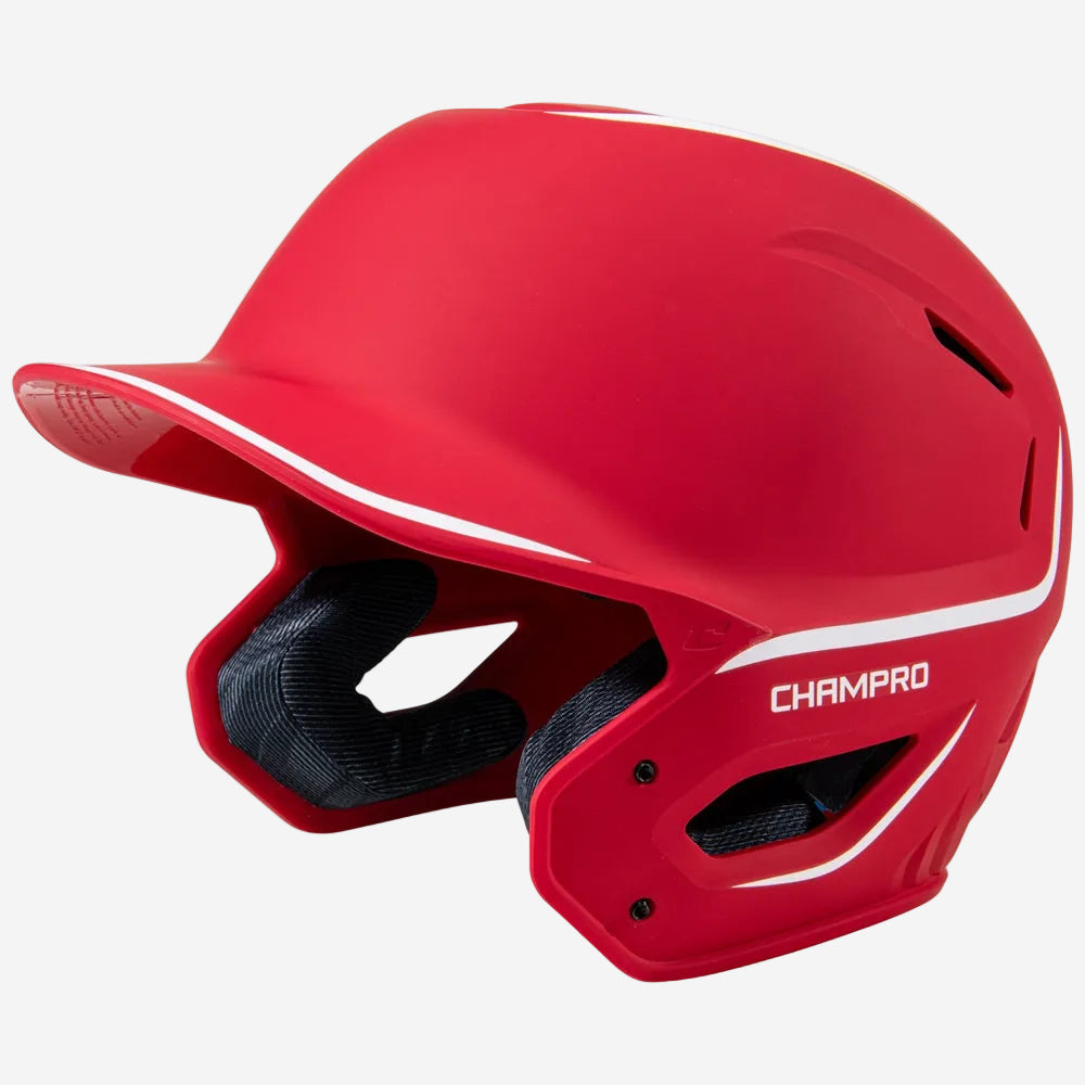 HXE TWO-TONE MATTE BASEBALL HELMET