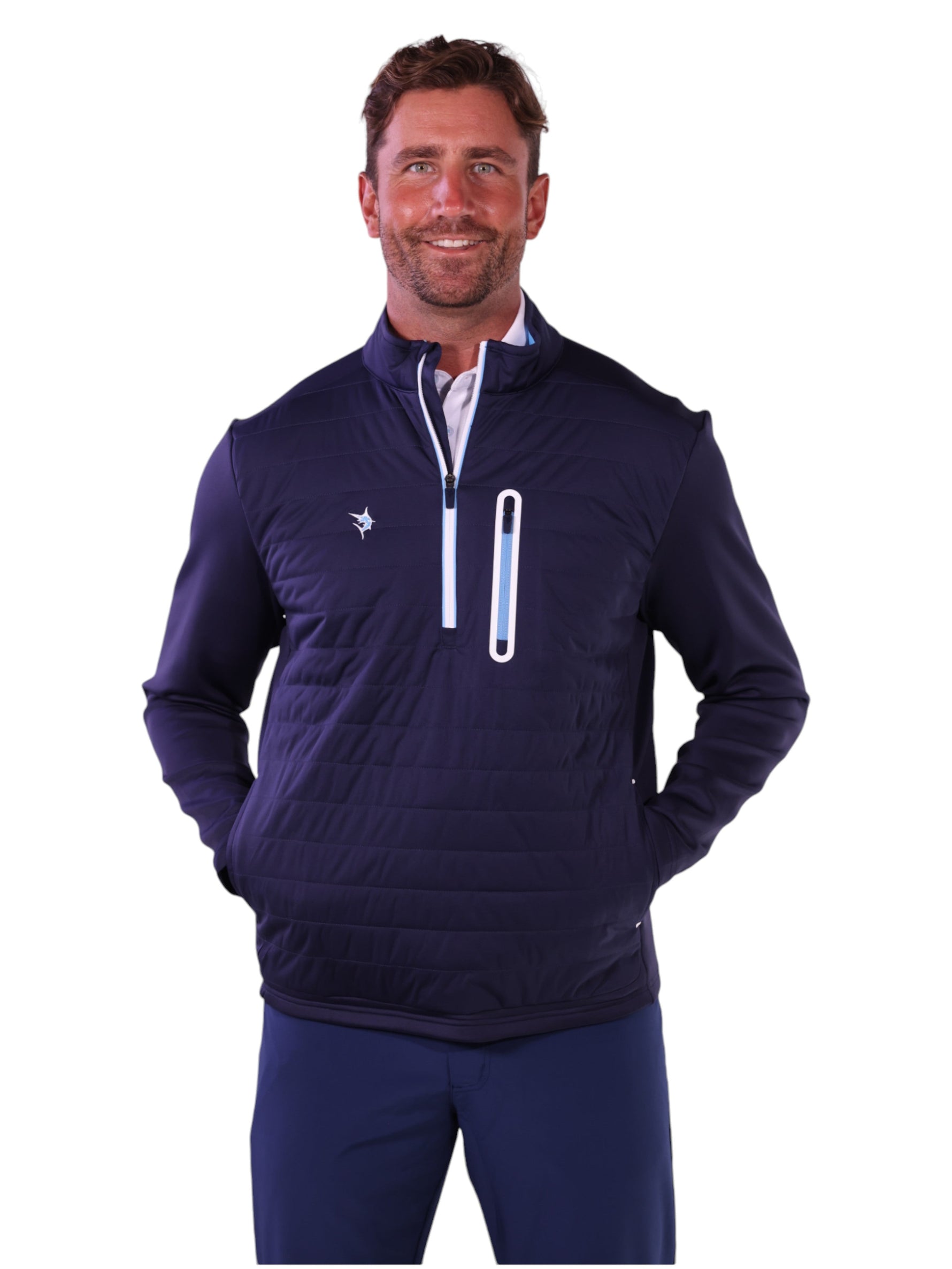 Hampton Pullover Technical Layer | Navy