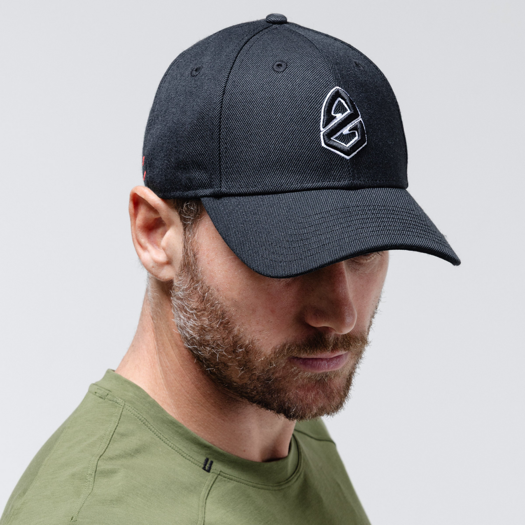 Black Crest Logo Hat