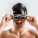 Yuke Men’s Swim Shorts Goggles & Ear-Plug Cap