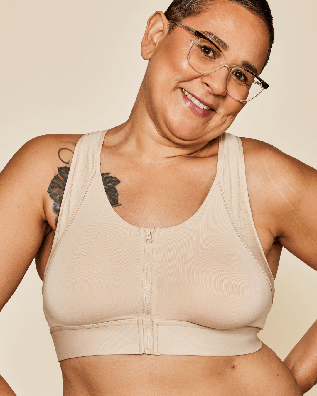 Hero Front‑Closure Sports Bra | Buff