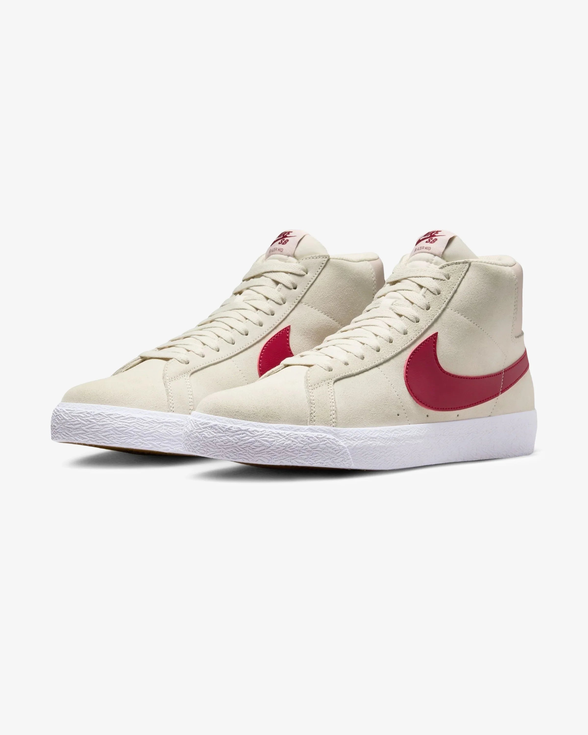 NIKE SB ZOOM BLAZER MID | PALE IVORY/ NOBLE RED
