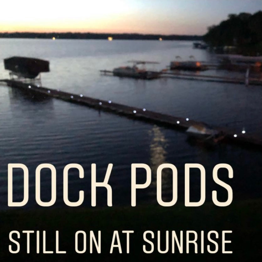 LED Dock & Deck Pods | Solar Powered Light Dots