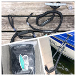 NautiCurl Bungee Boat Ropes | Shock Absorbing (2 Ropes)