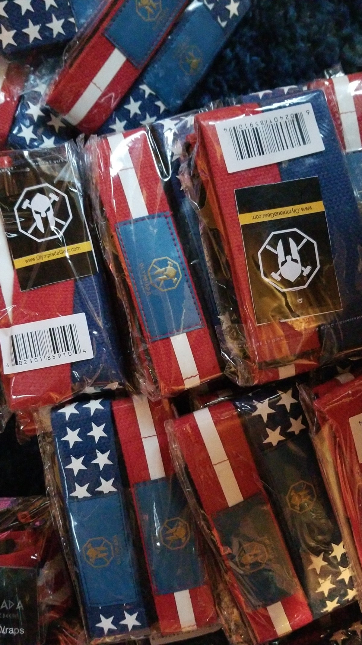 American Flag Lifting Straps | USA or Buss