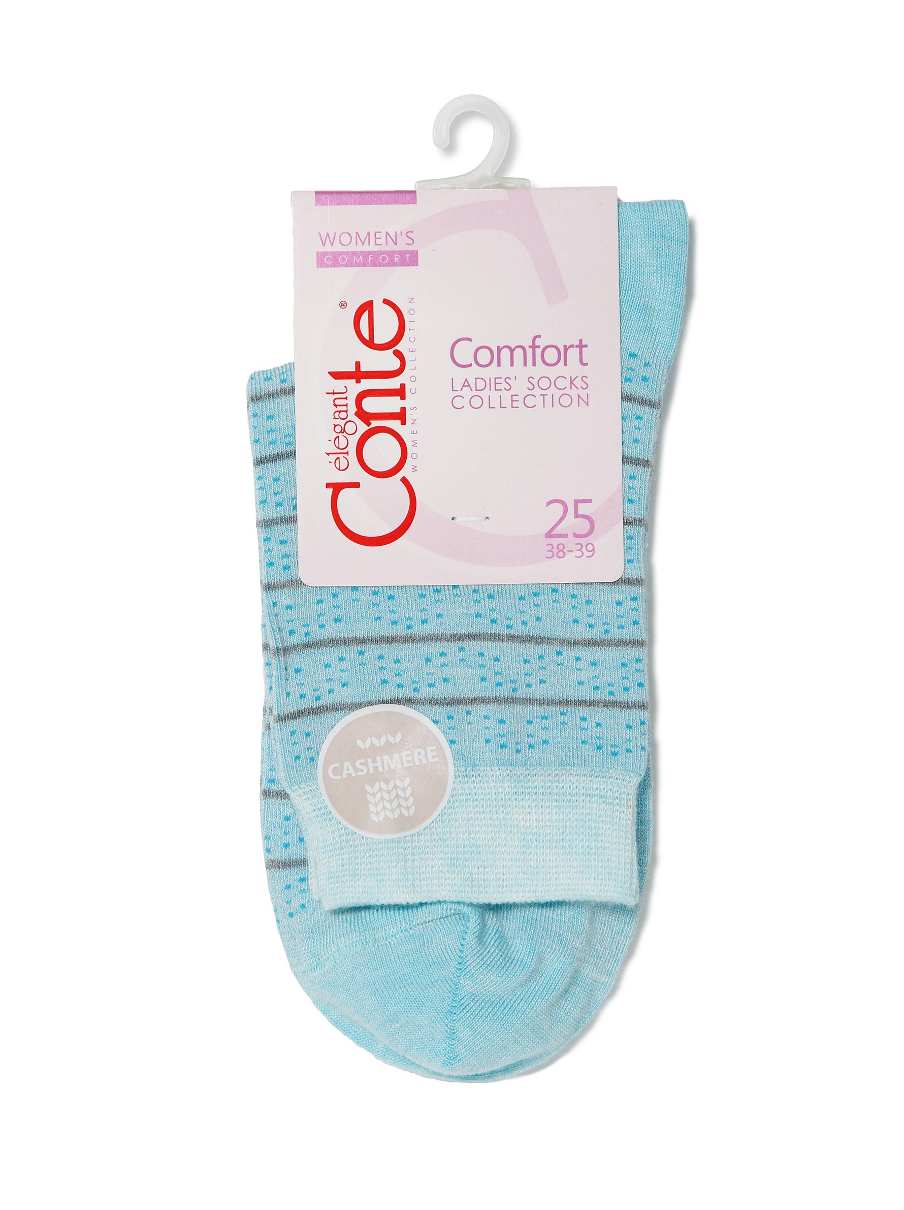 Conte Comfort Women's Socks with Striped Pattern | #14S-66SP(047)