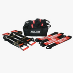 2" x 10' Ratchet Tie-Down (Closed Hook) and 2” x 39” Axle Tie-Down Set (Pack of 4) | Lifetime Warranty
